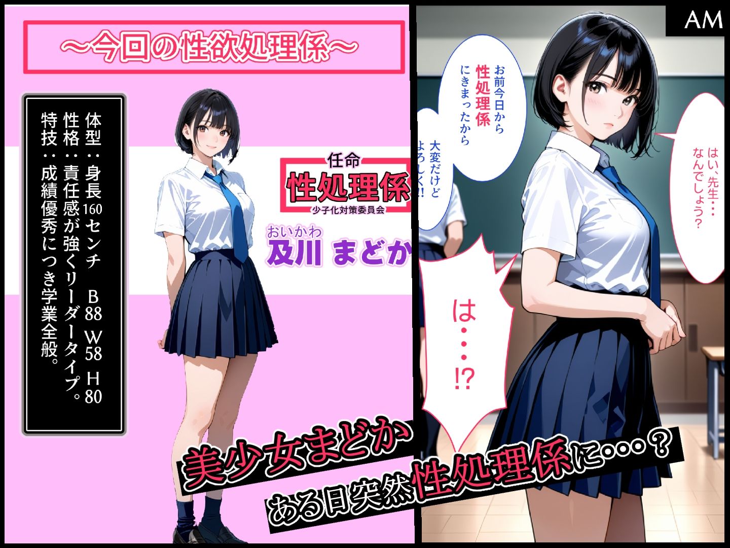 サンプル画像1:みんなの性処理係として任命された美少女肉便器ちゃん(裏だろす) [d_570153]