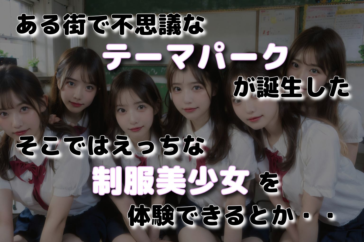 サンプル画像1:淫乱美少女  体験コーナー(制服美女ん) [d_570190]