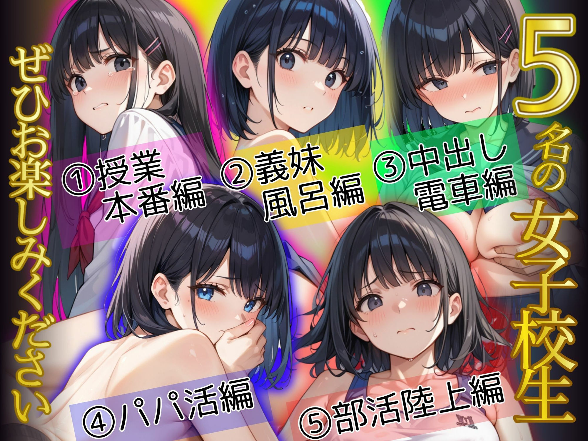 【総集編】女子校生1000P 画像1