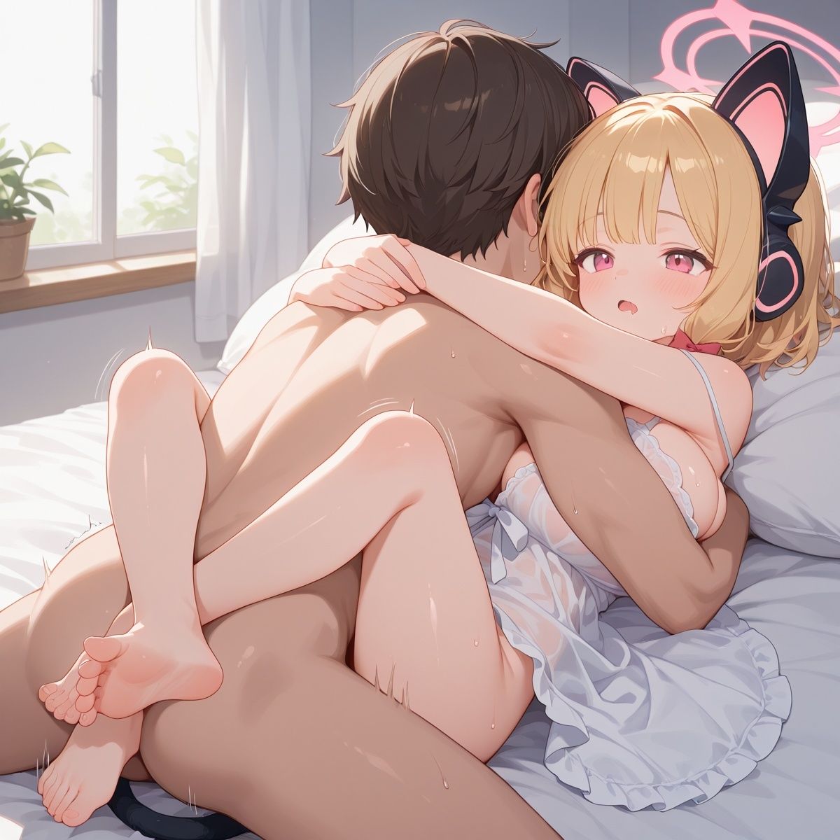 ミニ巨乳になった才〇モモイと同棲性活 ろりきょぱーく エロ画像2