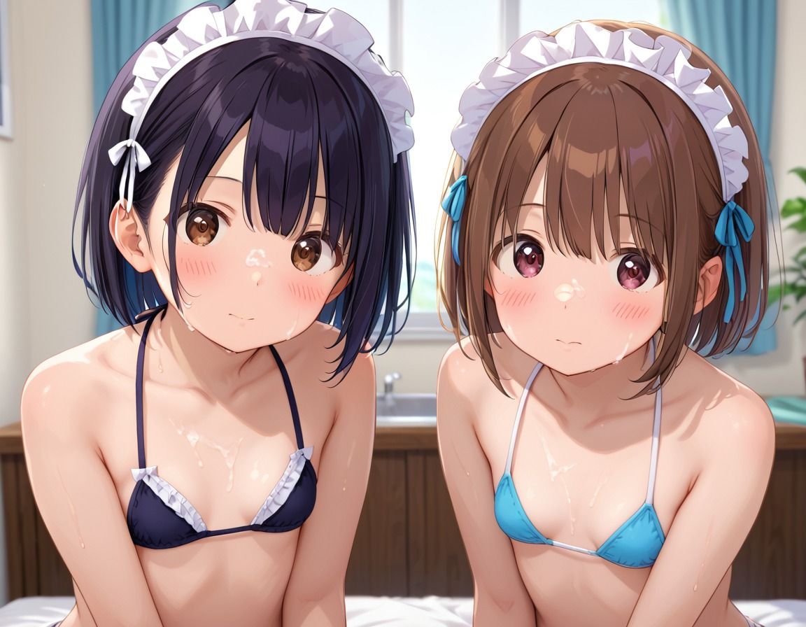 ちっぱいメイドご奉仕えっち画像no.1