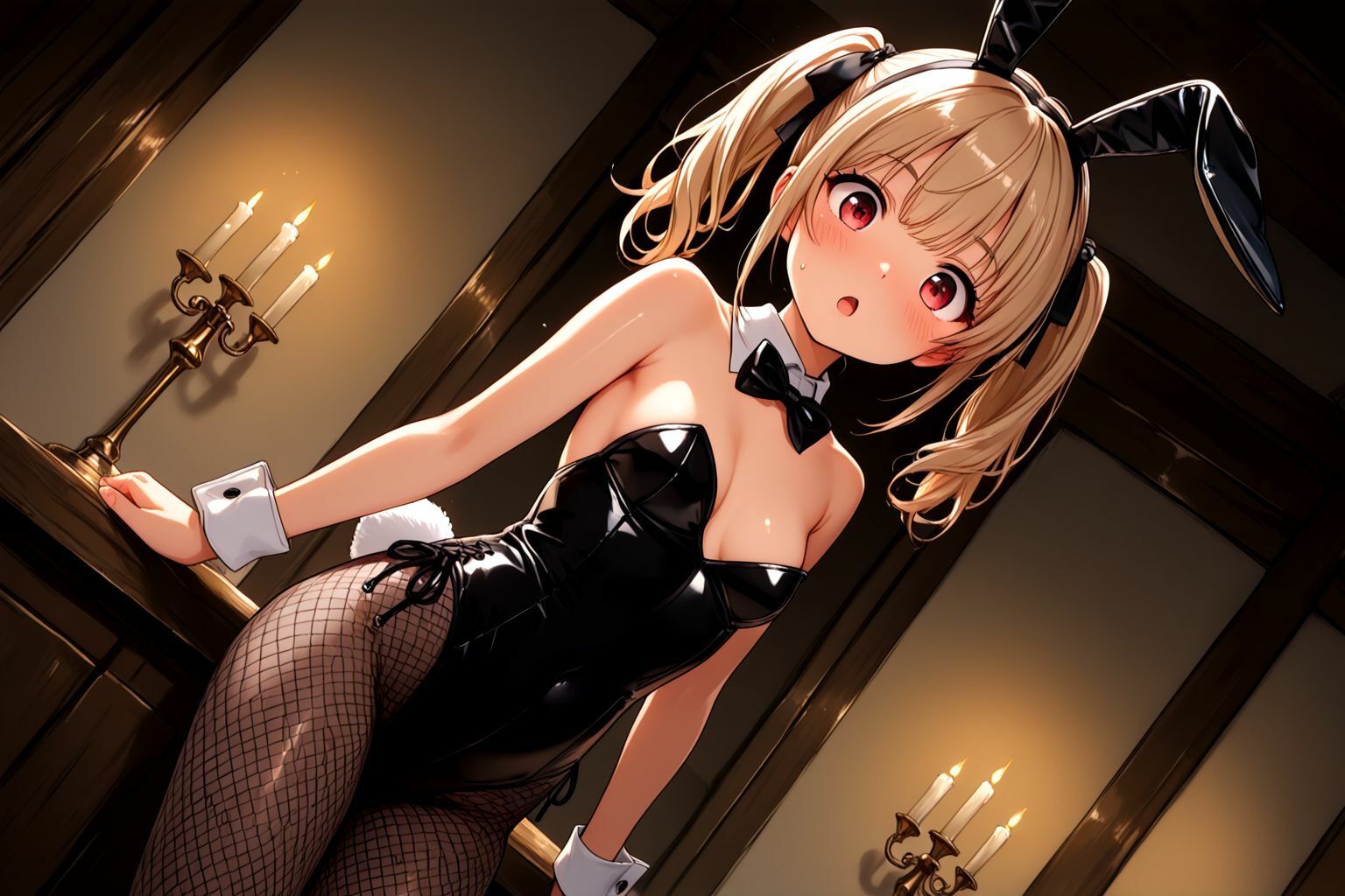 サンプル画像1:ミックスガールズコレクション  ちっぱいバニーガールとイチャイチャセックス(えちえち) [d_570420]