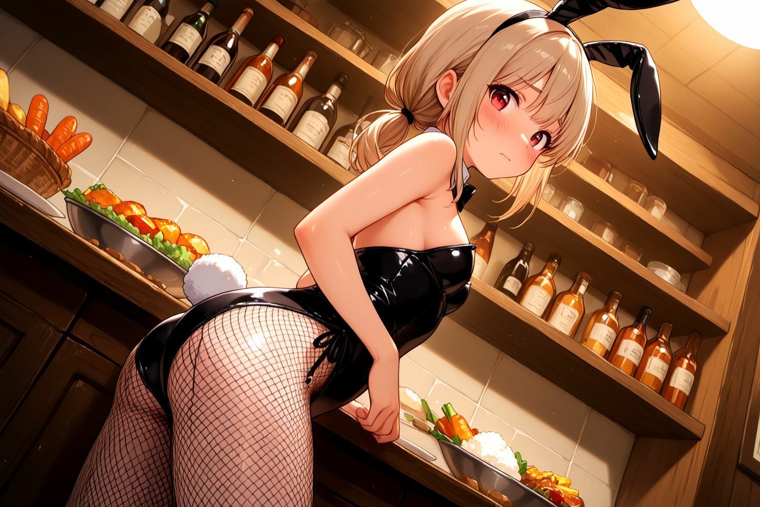 サンプル画像2:ミックスガールズコレクション  ちっぱいバニーガールとイチャイチャセックス(えちえち) [d_570420]