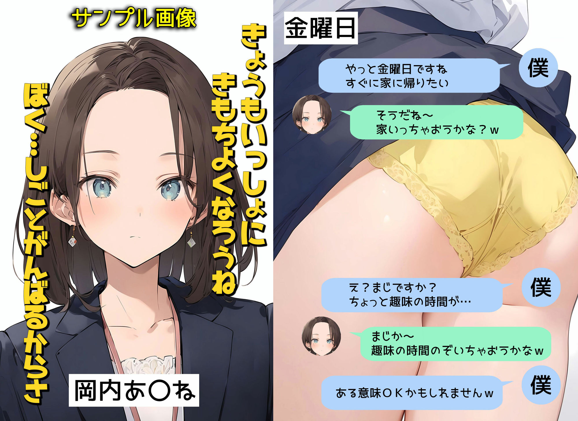 サンプル画像6:僕は職場で一緒に働く女子社員全員の下着が見たい4  社員証と生パンティが好き編(日替わりさん) [d_570481]