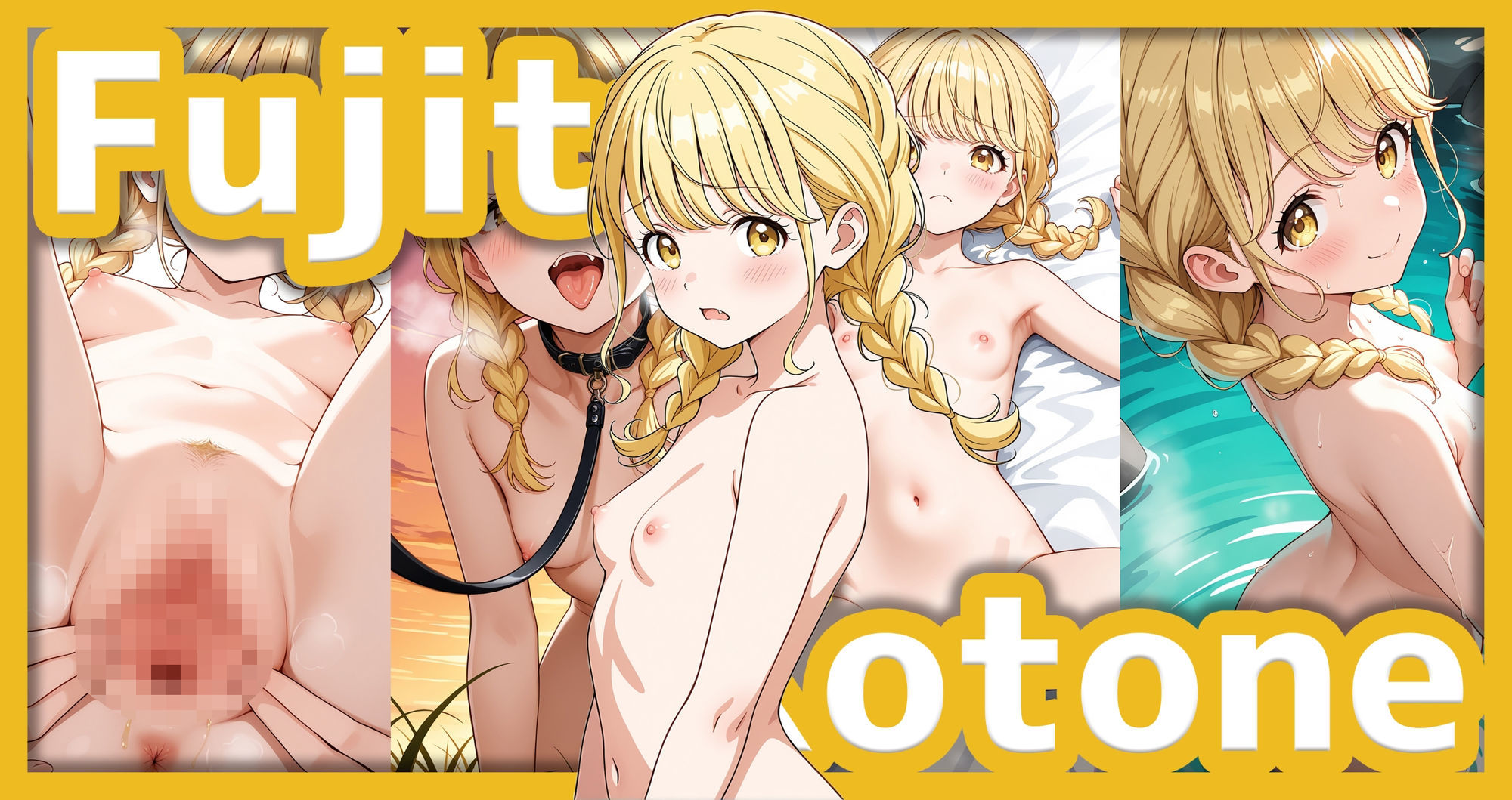 サンプル画像1:【R18】藤田ことね イラスト集 （SDXL使用）(ゲームを作り隊) [d_570519]