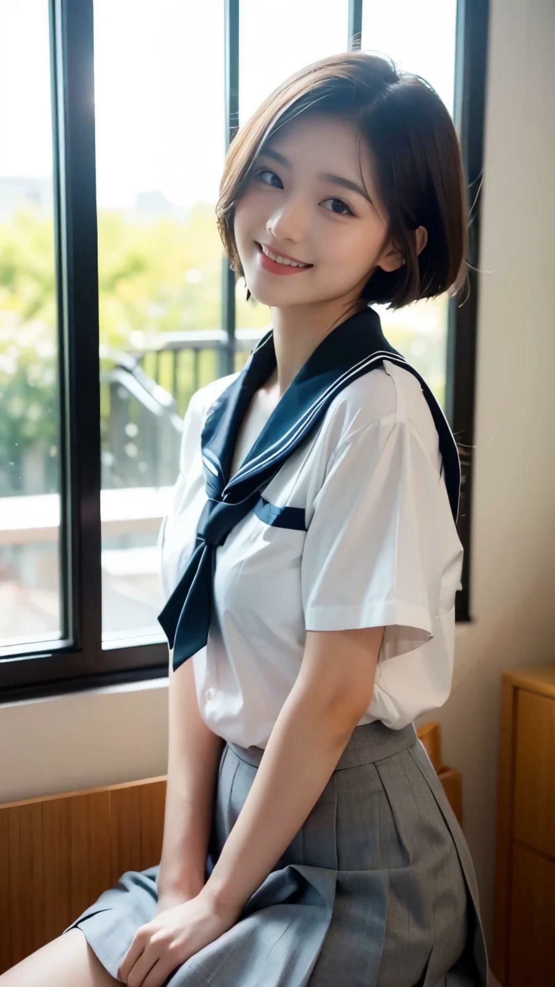 実写系女子校生のトップレスダンス動画7 画像1