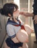 痴〇されたい人妻は制服に着替えて電車に乗り込む