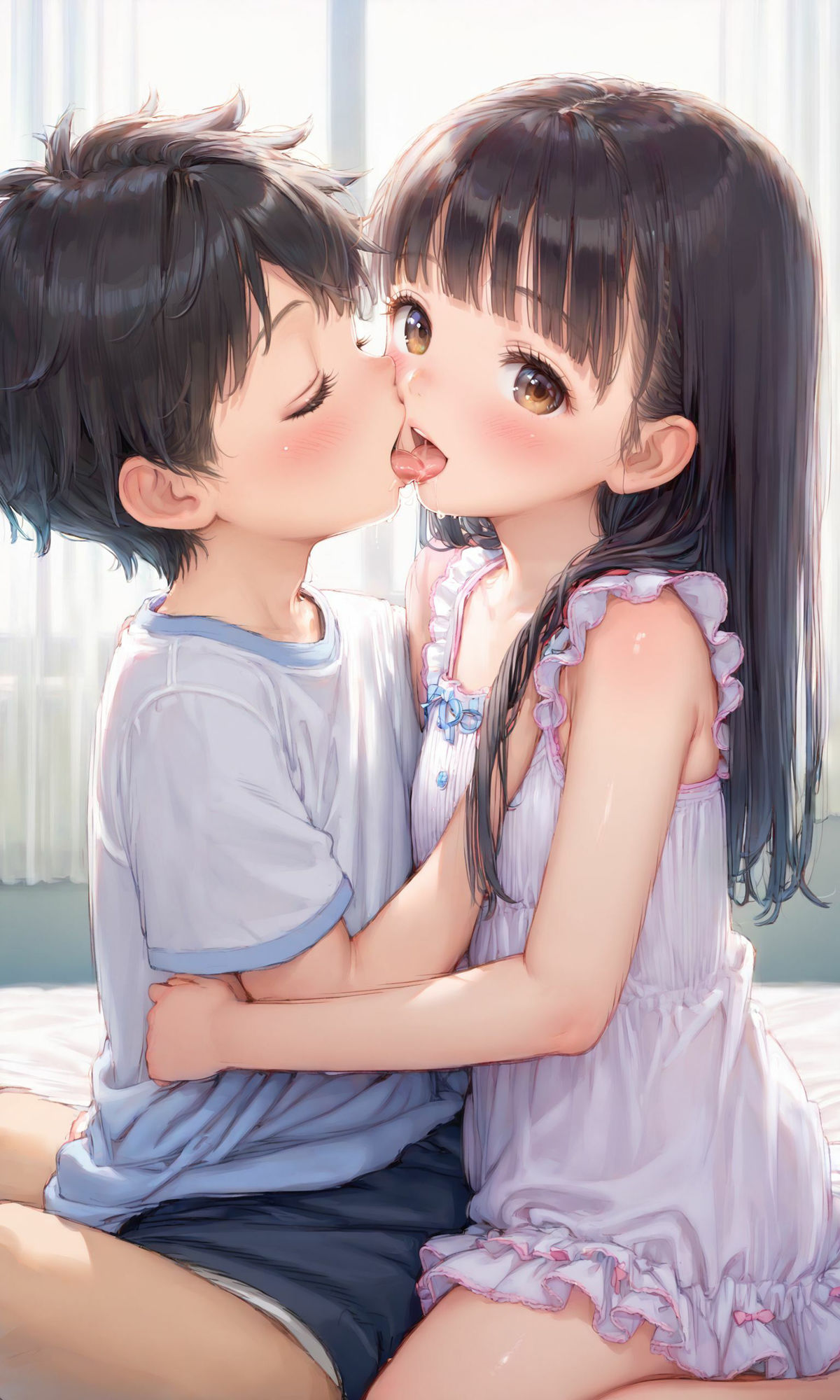 サンプル画像4:ないしょだよ？ふたりきり、お留守番。(ロリかわ) [d_570606]