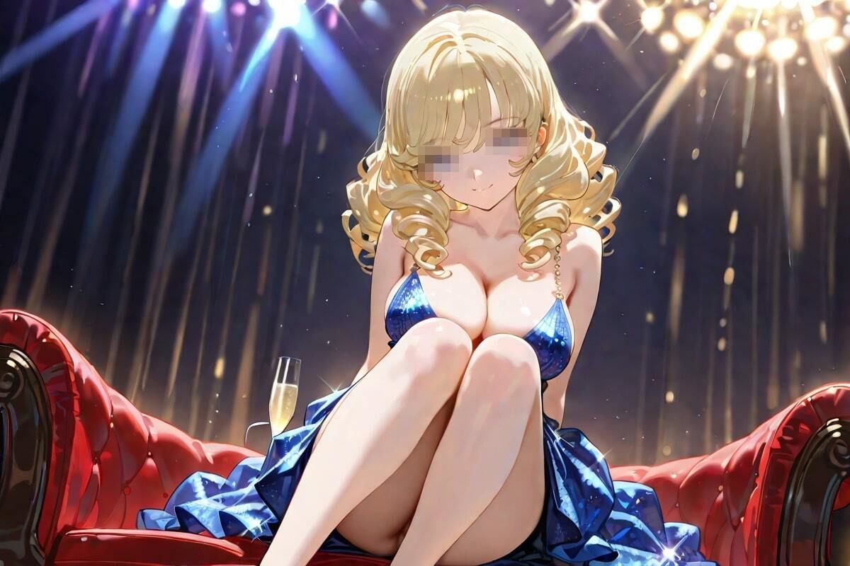 サンプル画像2:私は銀座のNo1  金髪パーマ美女  極上コレクション(なんこつくん) [d_570633]