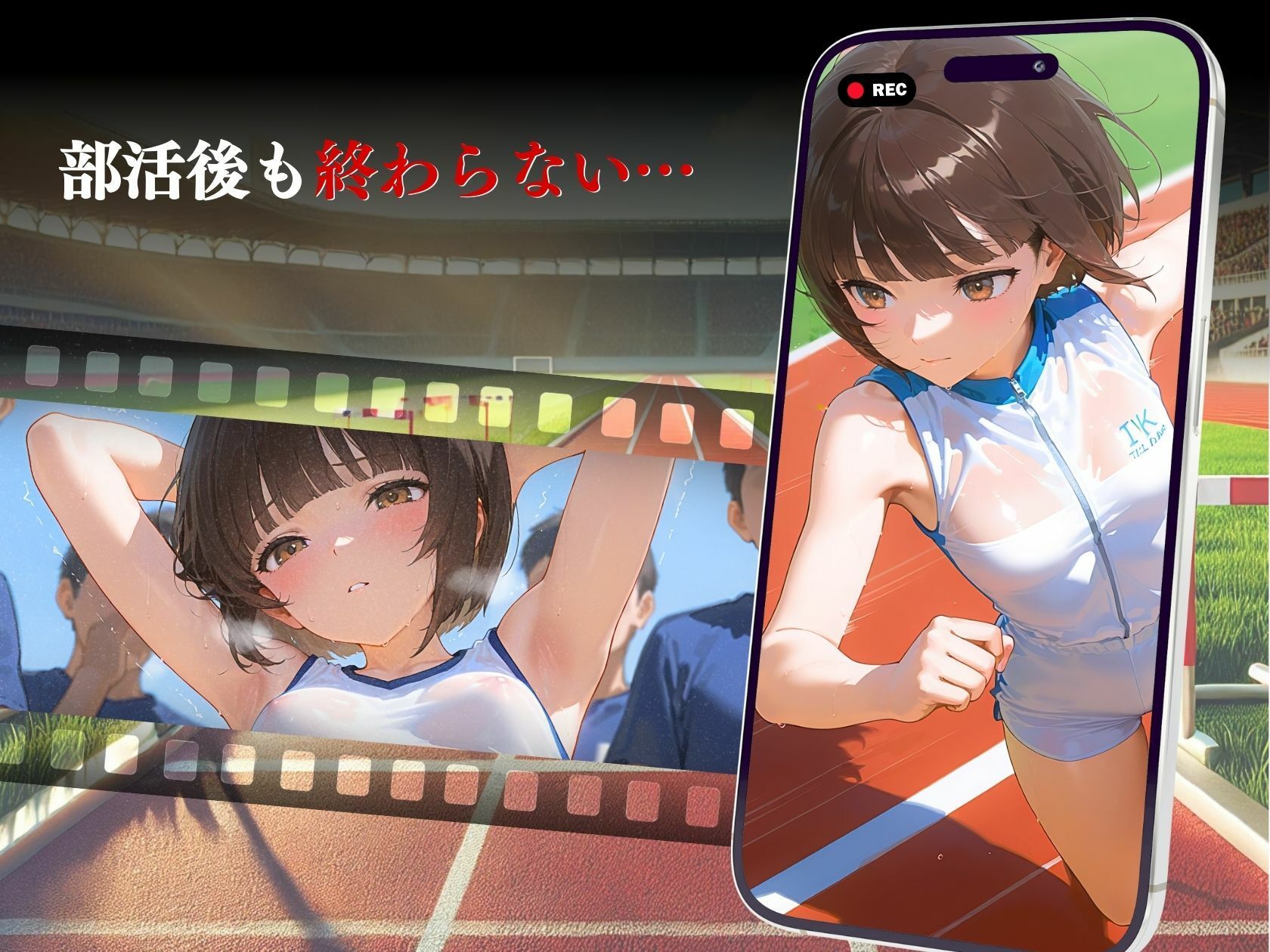 陸上部エース全校全員にマワされました(はーと)「もっと、もっと…奥まで届けて。」 画像7
