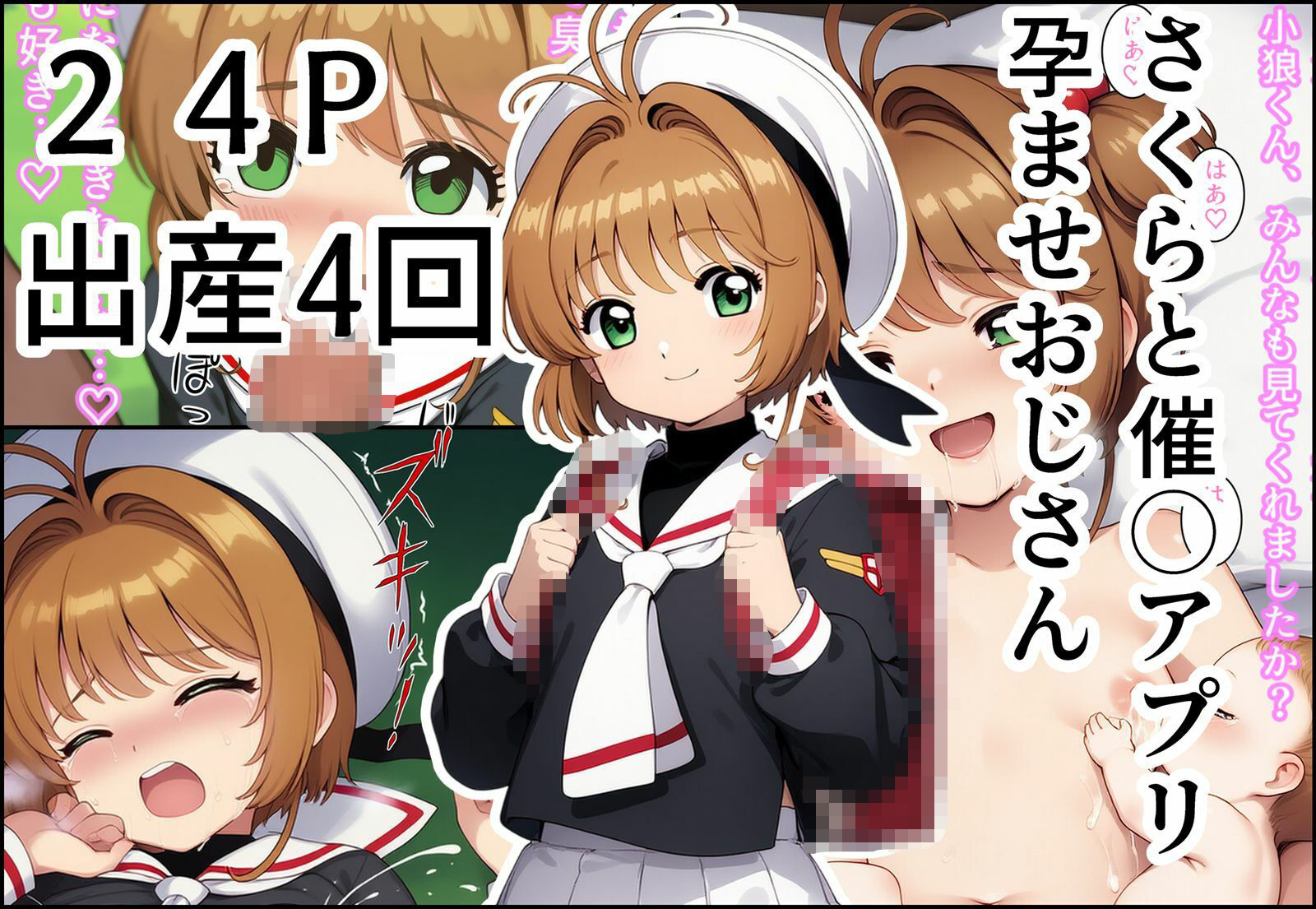 さくらと催◯アプリ孕ませおじさん 画像1