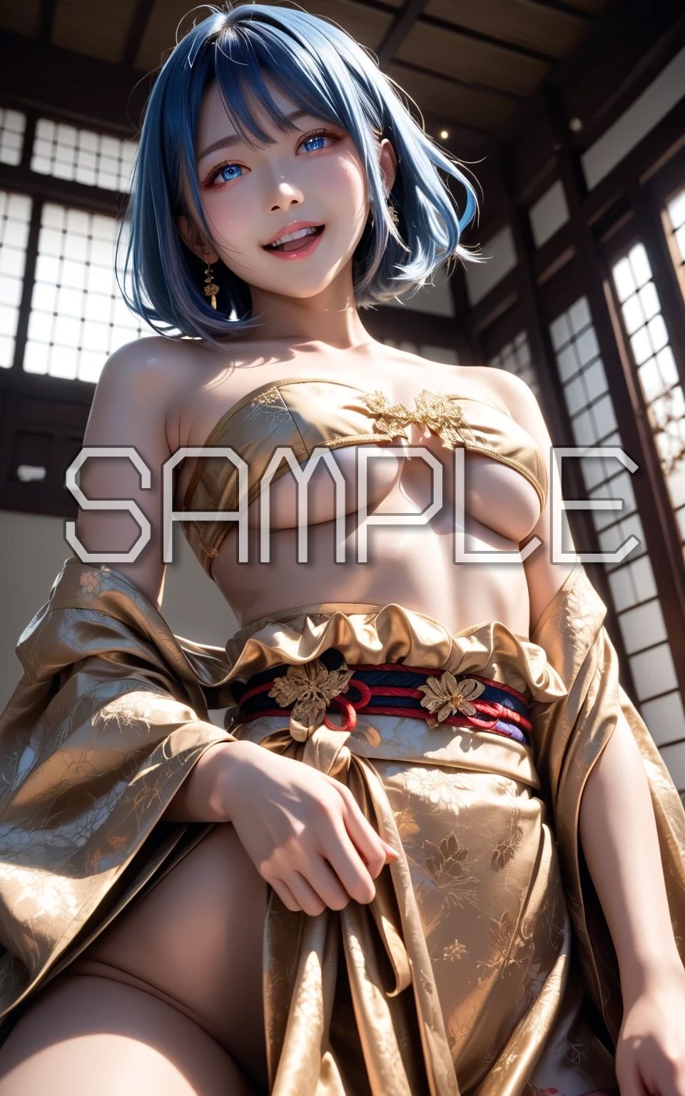 【エロ漫画】AI AOI -Dressed in a kimono-1