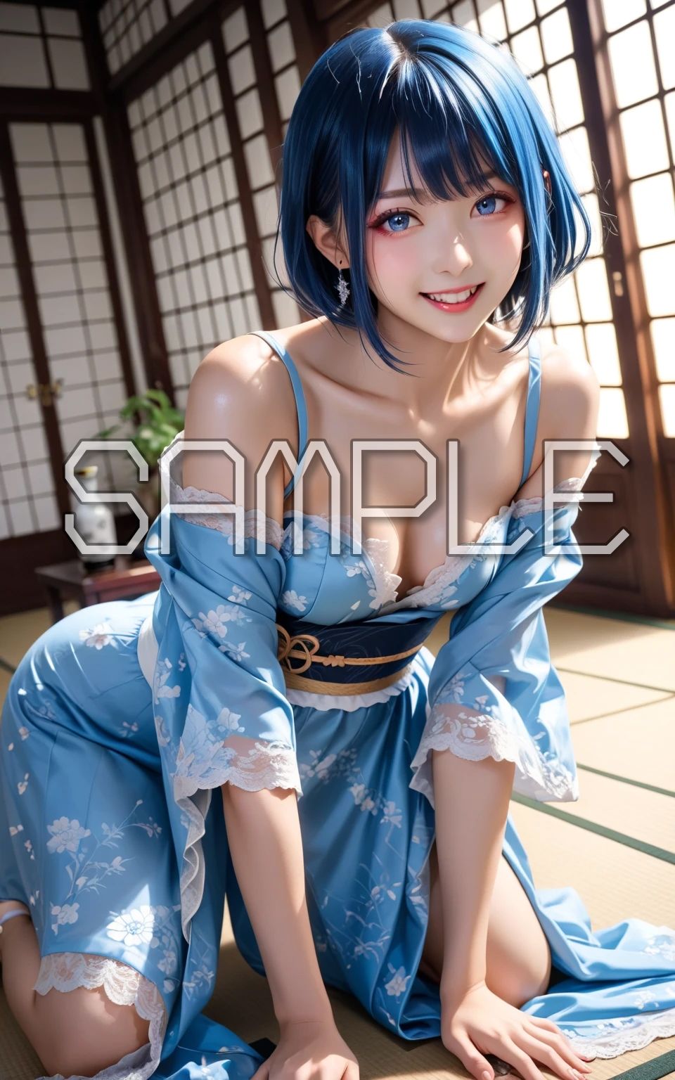 【エロ漫画】AI AOI -Dressed in a kimono-2