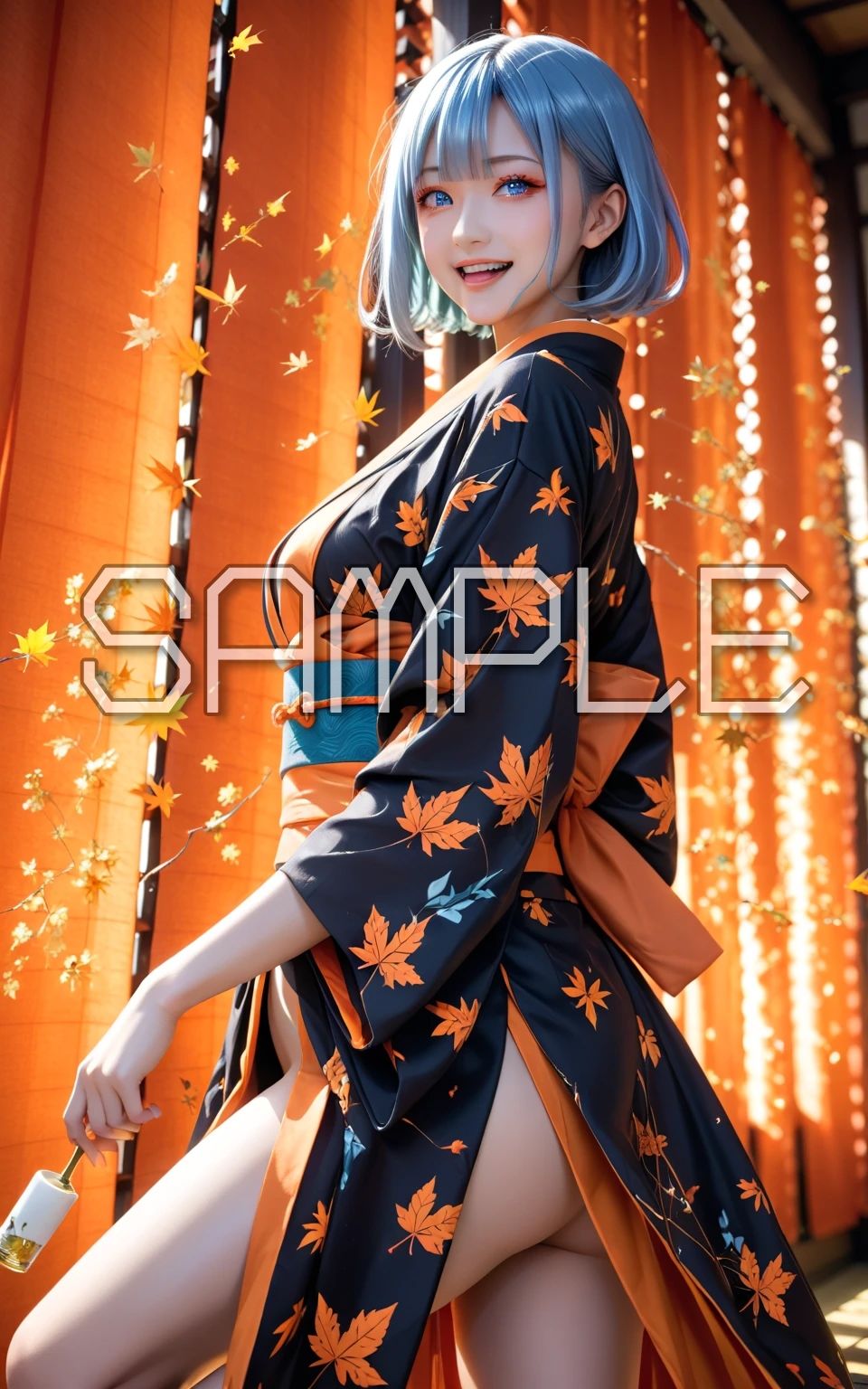 サンプル画像3:AI AOI -Dressed in a kimono-(Karasu Publishing) [d_570815]