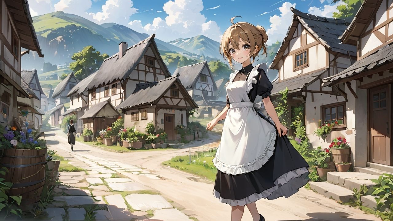 【アニメ】美人メイドのエミリアさん1 画像2