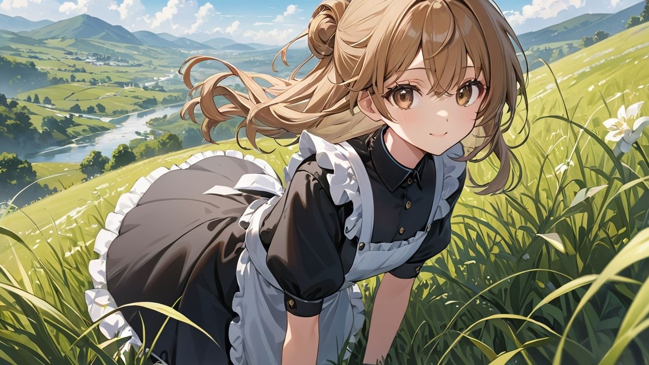 【アニメ】美人メイドのエミリアさん1 画像3