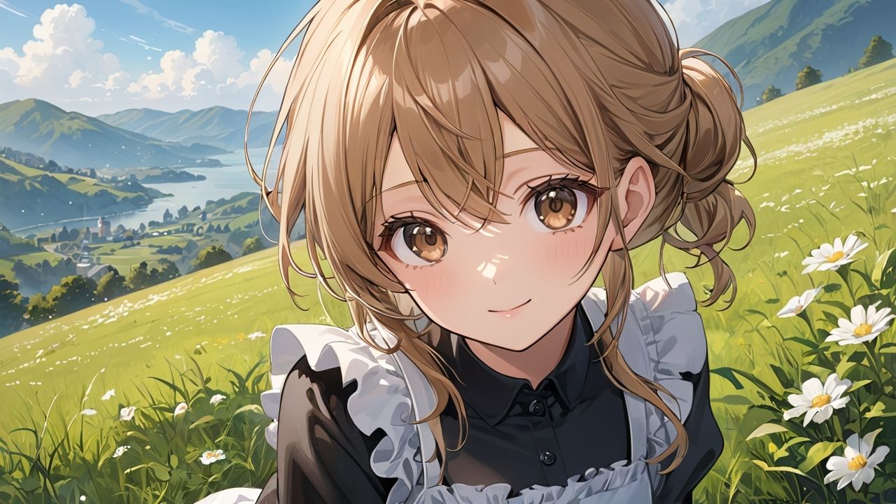 【アニメ】美人メイドのエミリアさん1 画像4