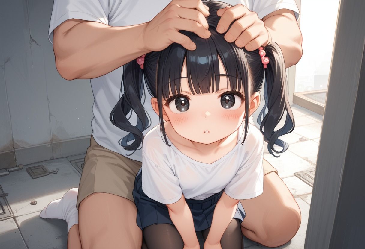 サンプル画像1:拘束した女の子に性指導開始 -教えてあげるのは、大人の都合だけ-(カムジャタン) [d_570819]