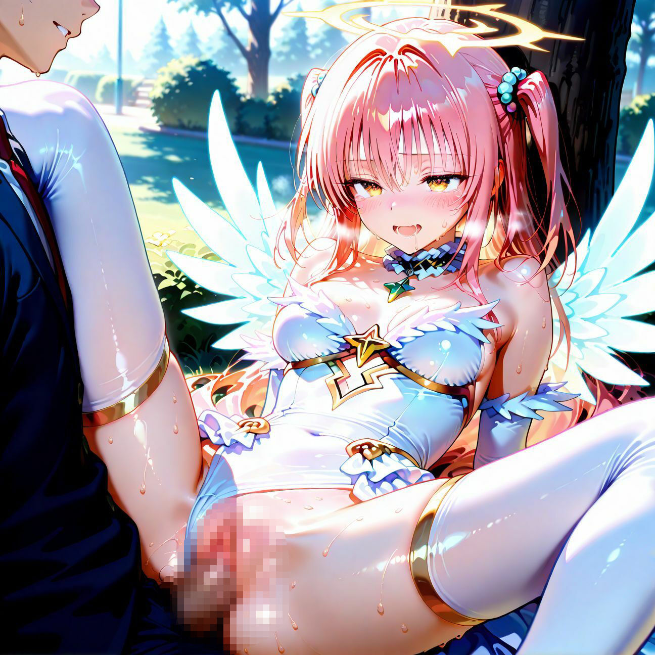 サンプル画像6:【Part2】舞い降りた天使はヤリたい放題★あなたの性欲満たします！！(るるれもん) [d_570838]