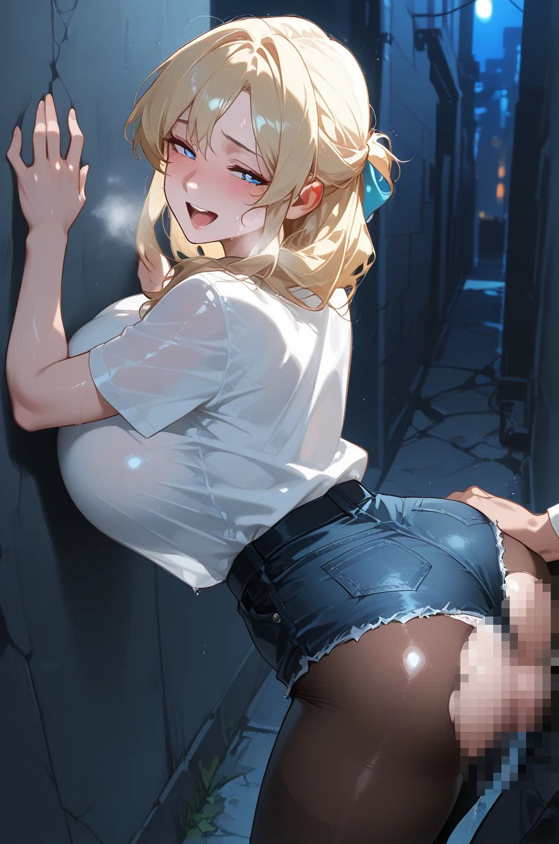 サンプル画像4:爆乳×外国人〜色んなシチュエーションでいちゃいちゃしてみた〜(腐ったりんご) [d_570899]