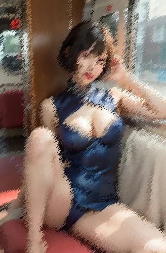 サンプル画像4:セクシーなポーズ(柳原平和) [d_570914]