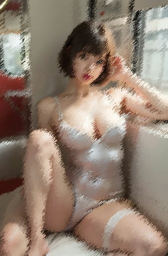 サンプル画像5:セクシーなポーズ(柳原平和) [d_570914]