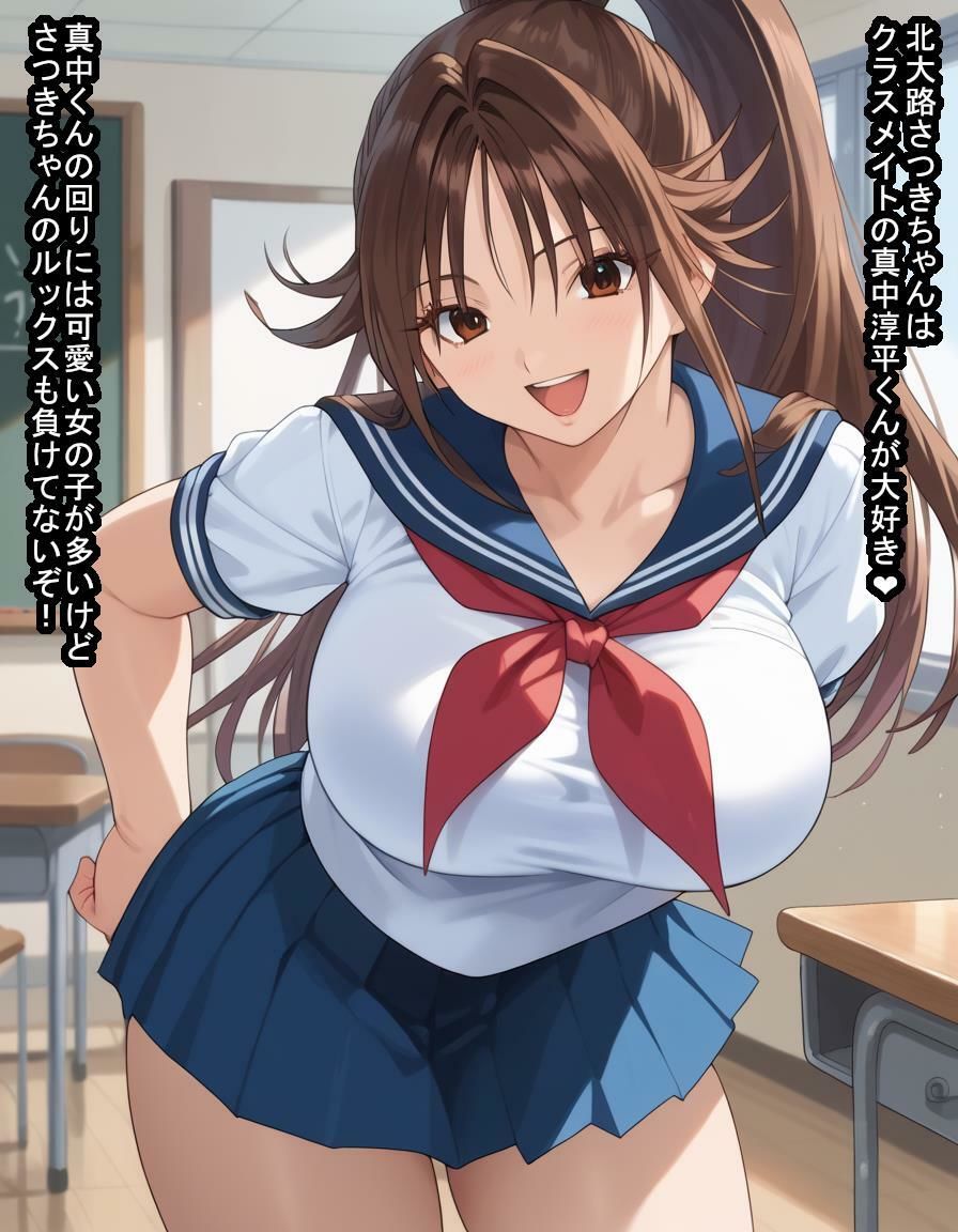 サンプル画像1:デカパイJKの北○路さ○きちゃんが教え子食いまくりの悪徳教師に常識改変かけられちゃって子宮と人生をオモチャにされる話(大海原) [d_570965]