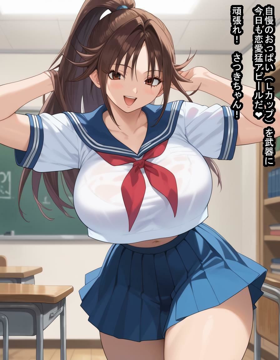 サンプル画像2:デカパイJKの北○路さ○きちゃんが教え子食いまくりの悪徳教師に常識改変かけられちゃって子宮と人生をオモチャにされる話(大海原) [d_570965]