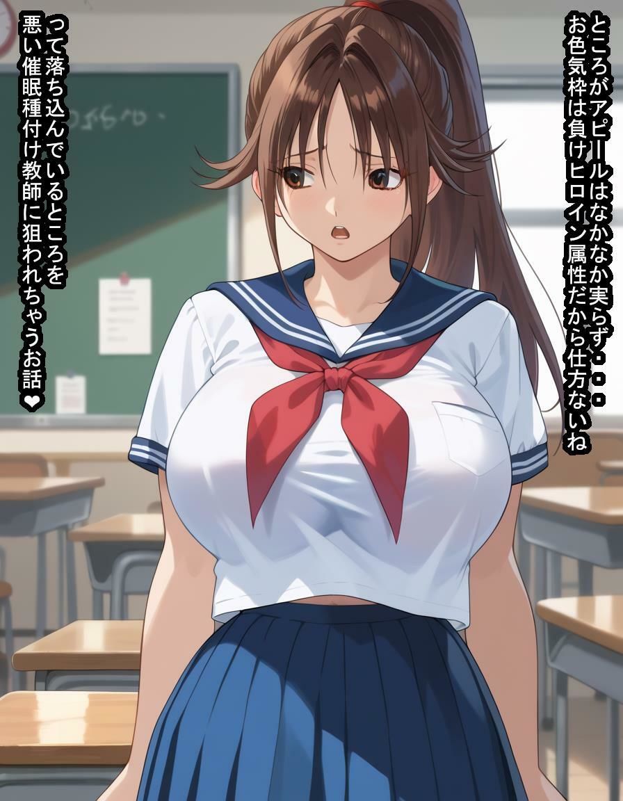 サンプル画像3:デカパイJKの北○路さ○きちゃんが教え子食いまくりの悪徳教師に常識改変かけられちゃって子宮と人生をオモチャにされる話(大海原) [d_570965]