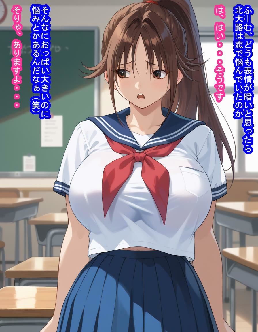 サンプル画像4:デカパイJKの北○路さ○きちゃんが教え子食いまくりの悪徳教師に常識改変かけられちゃって子宮と人生をオモチャにされる話(大海原) [d_570965]