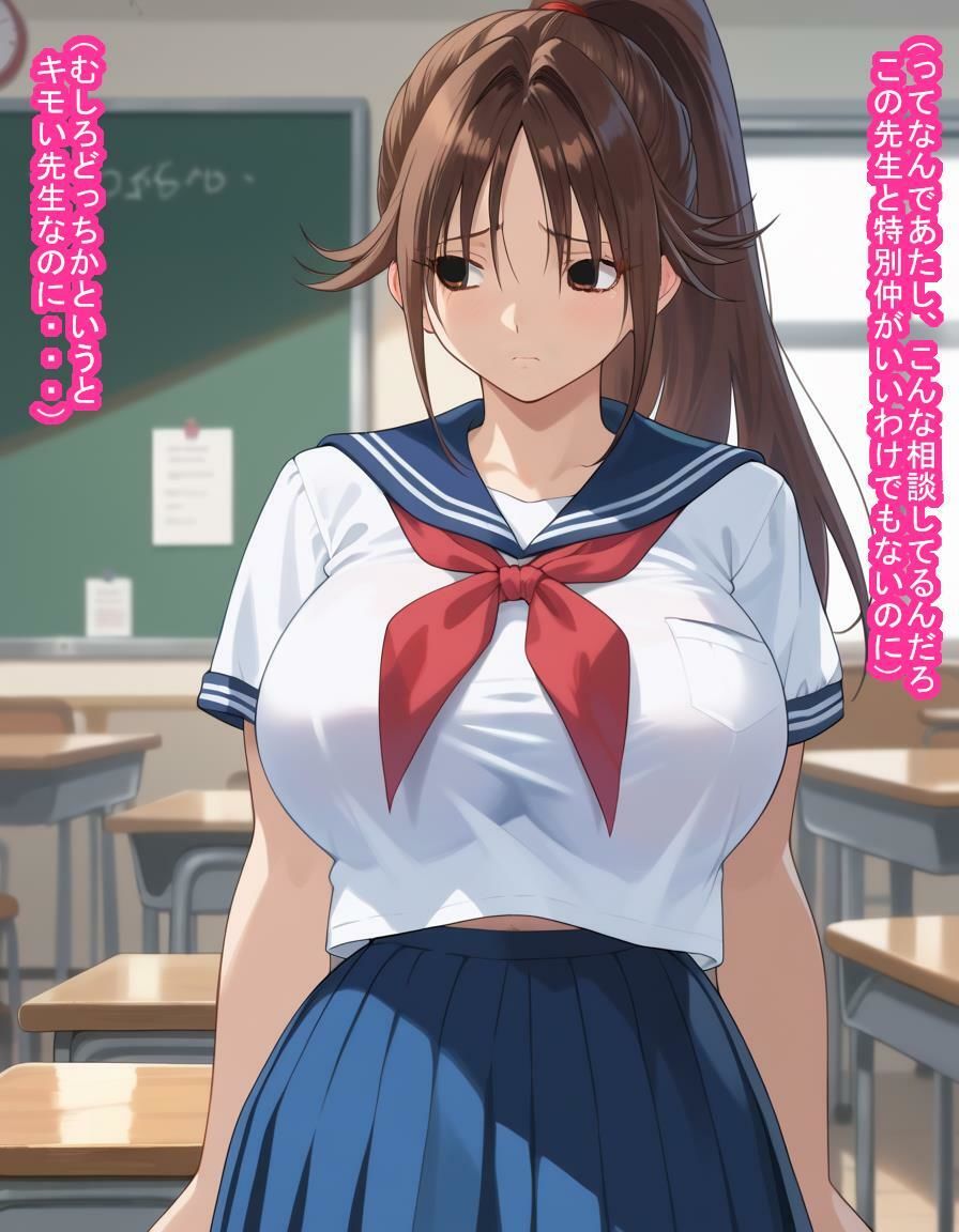 サンプル画像5:デカパイJKの北○路さ○きちゃんが教え子食いまくりの悪徳教師に常識改変かけられちゃって子宮と人生をオモチャにされる話(大海原) [d_570965]