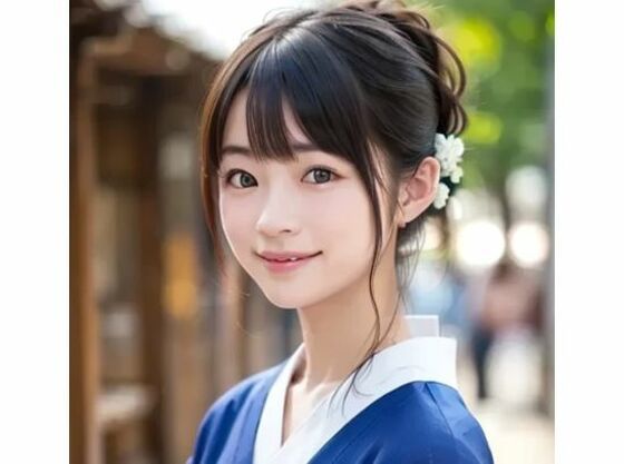 和服の美女など