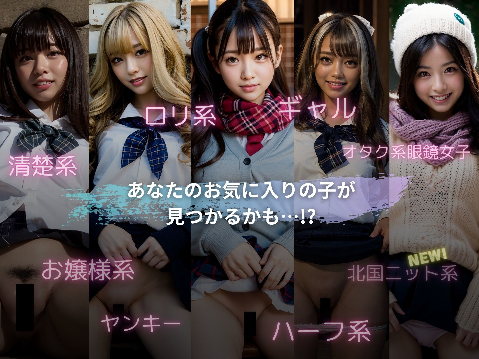 サンプル画像4:街撮りJK2〜ちょっとオマ〇コ、見せてもらってイイですか？〜【リアル実写系女子校生写真集】(美女らんまん) [d_570986]