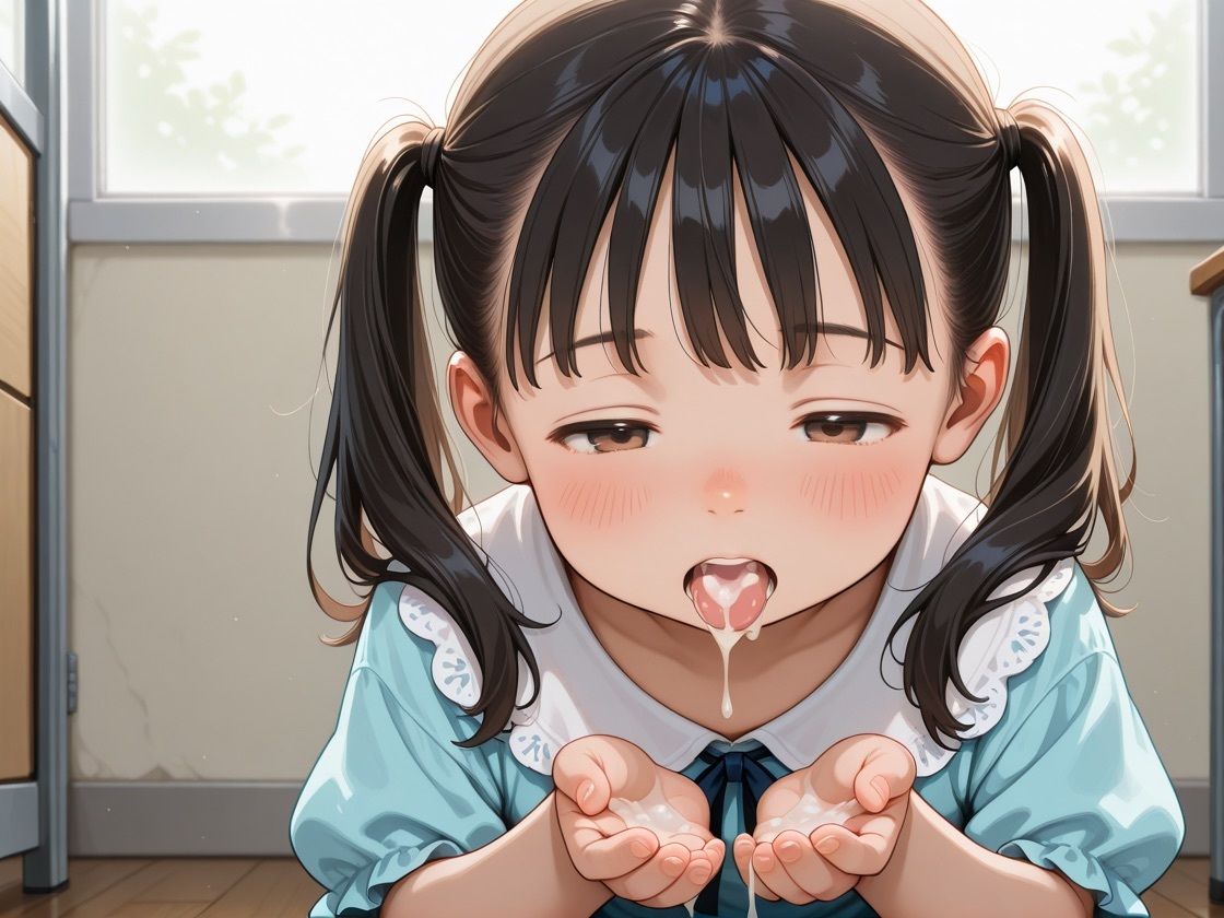 ちっぱい少女の授業は中出し性教育画像no.4