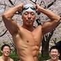 春爛漫！筋肉男子大生花見でナイスポーズ！