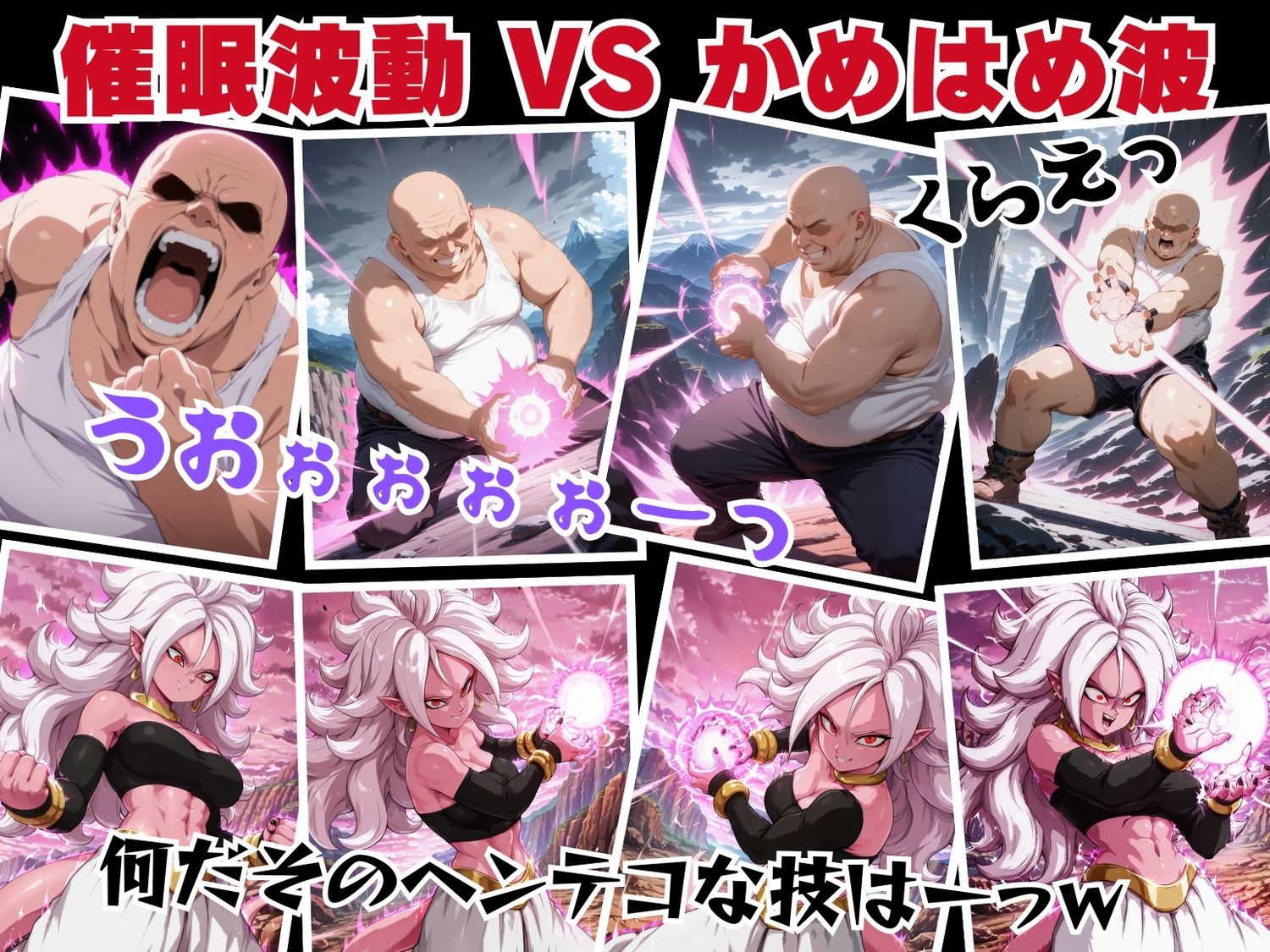 種付けオジサン vs 人造◯間21号 画像1