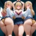 フェチコレVol.68 吊り上げ拘束されて催●を受けるヒョウ柄爆乳ギャルハーレム【総枚数250枚】