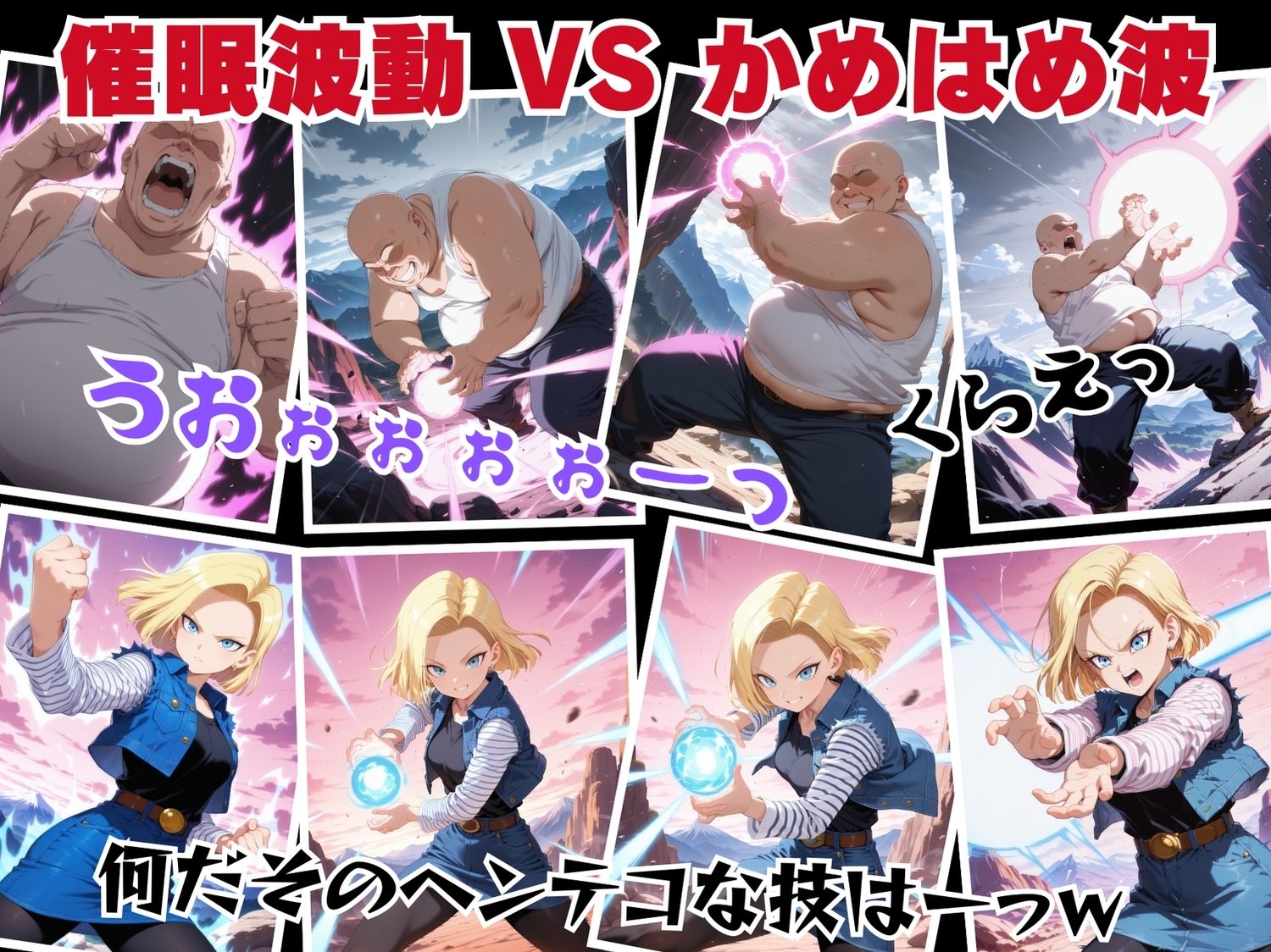 サンプル画像1:種付けオジサン vs 人造◯間18号(ボヨヨン電波通信) [d_571166]