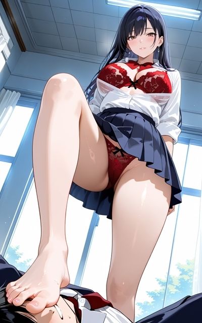 サンプル画像6:2〜2.5次元美少女 脚フェチ足フェチ写真集2 制服編1(あしフェチ堂) [d_571196]