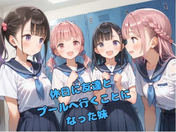 サンプル画像1:妹が友達とはじめてプールで犯●れた！(ぺろぺろスイート) [d_571277]