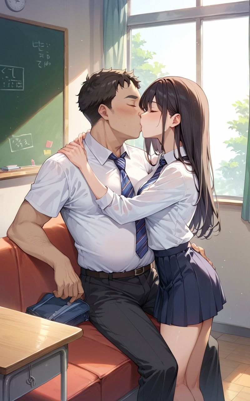 生徒犯 可愛い教え子のおっぱい誘惑 画像1