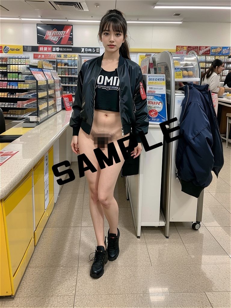 サンプル画像4:AIフェチフォト集vol.14 パンツ、忘れてきました〜会社も駅も公園も、今日だけ下半身裸で〜(アダルトコンテンツ3D作成工房) [d_571387]