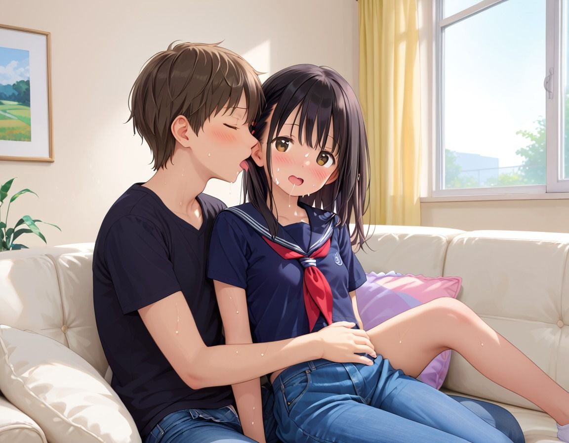 ちっぱい少女にえっちな性指導画像no.1