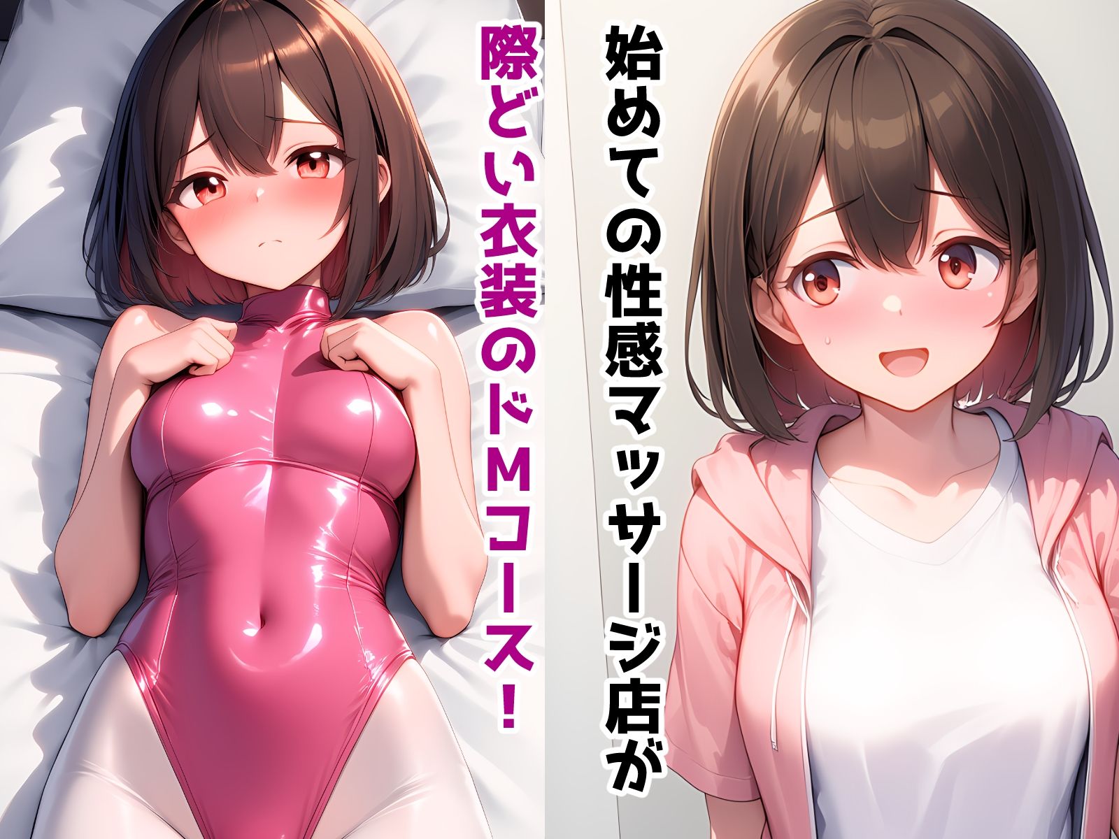 【エロ漫画】ぴっちり調教女性M性感〜拘束プレイでスタッフのお姉さんと一緒にイきまくる話〜1