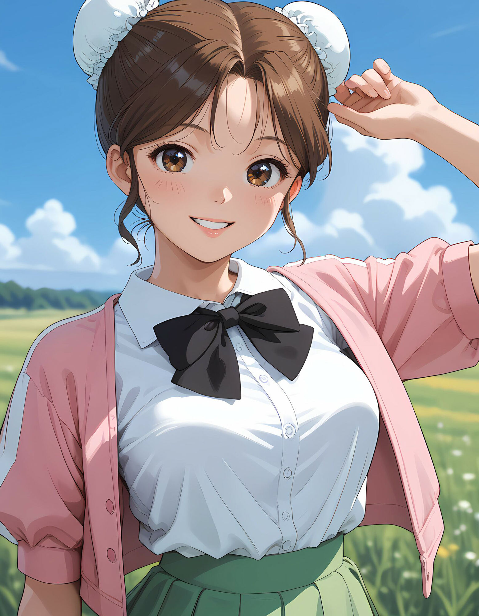 スーパー脱衣麻雀:Re【早〇晶・お団子ヘアー編】 画像1