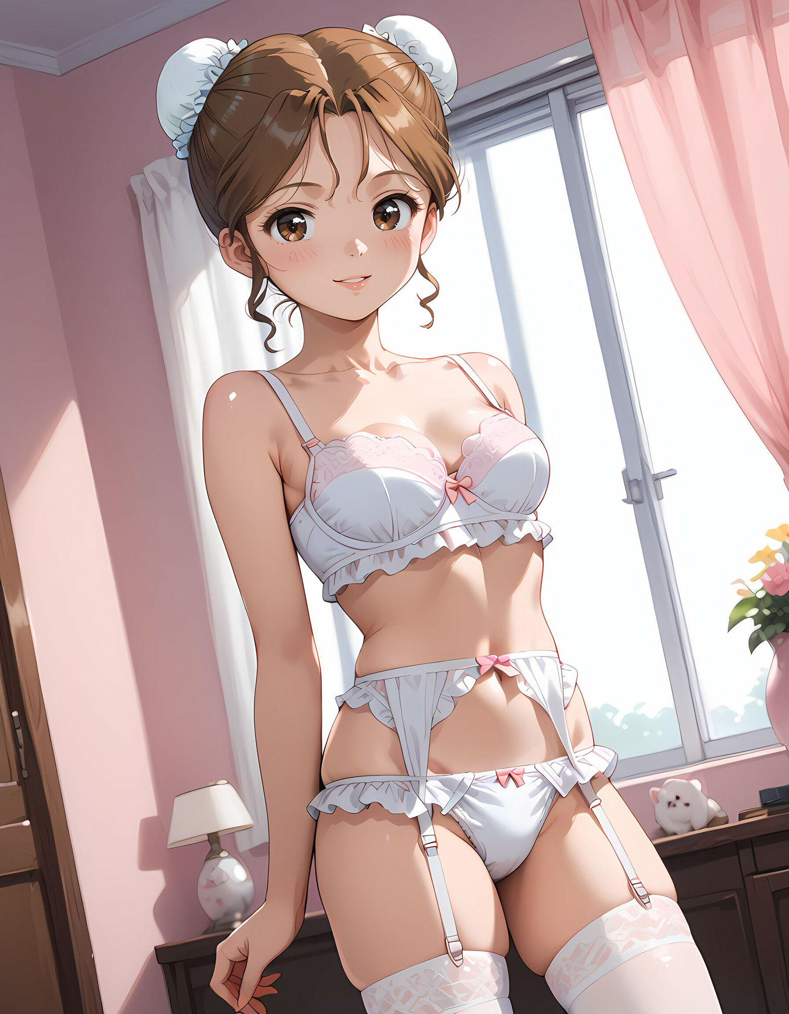 スーパー脱衣麻雀:Re【早〇晶・お団子ヘアー編】 画像2
