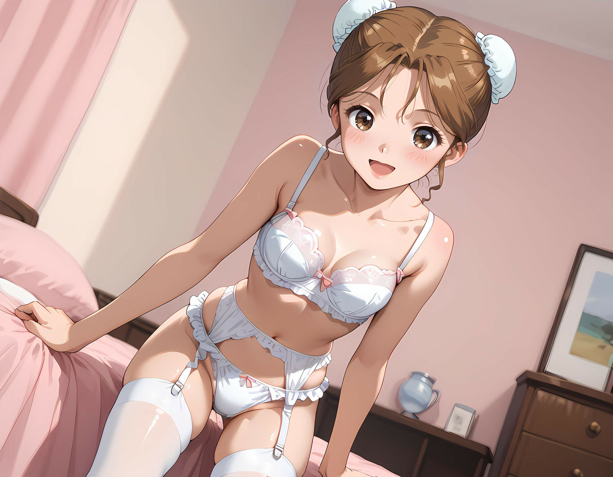 スーパー脱衣麻雀:Re【早〇晶・お団子ヘアー編】 画像3