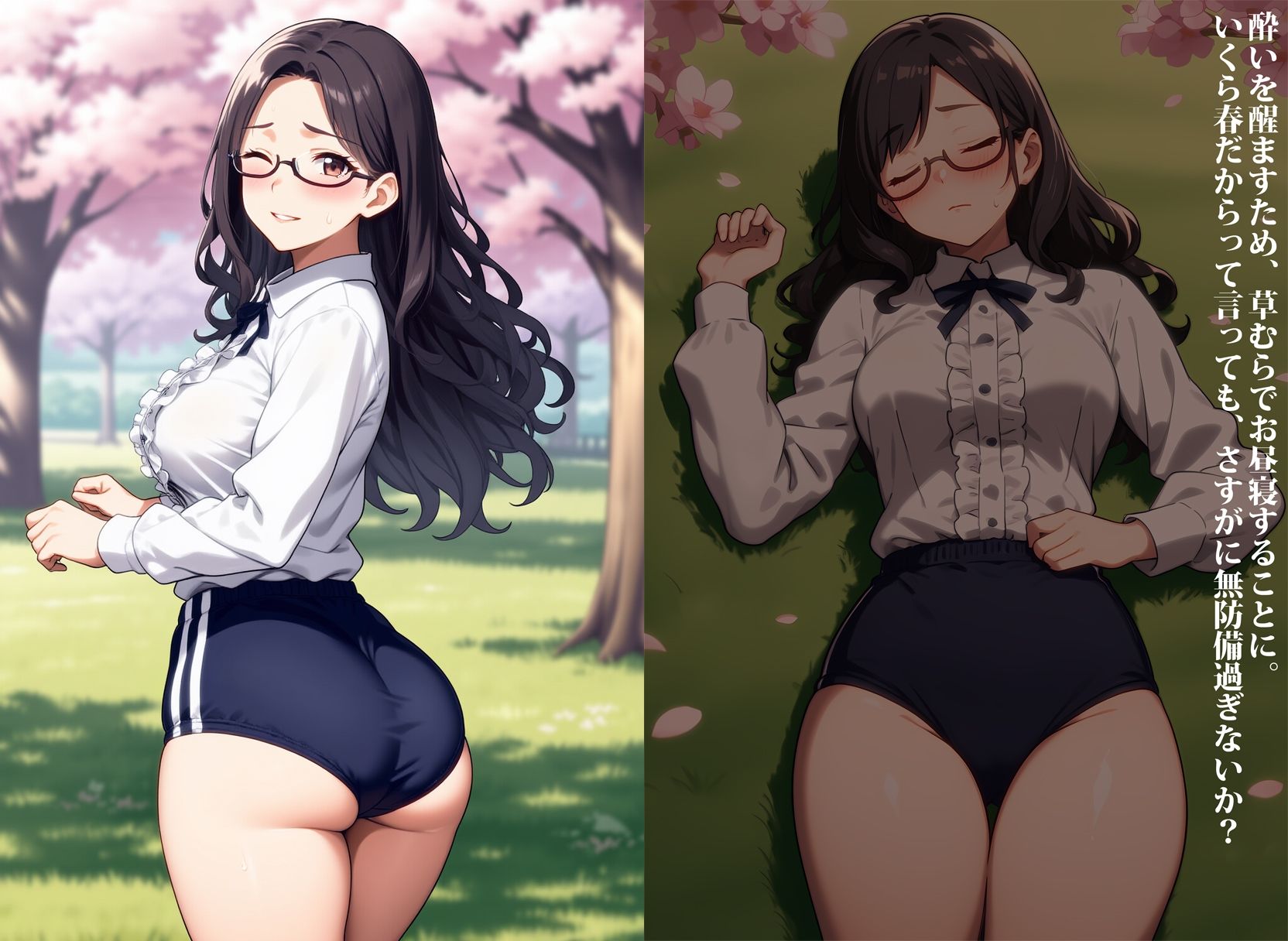 サンプル画像1:母親のブルマー尻に一目惚れ〜ブルマー姿のママの日常姿と懐かしい思い出〜(性癖ユガ芽) [d_571552]