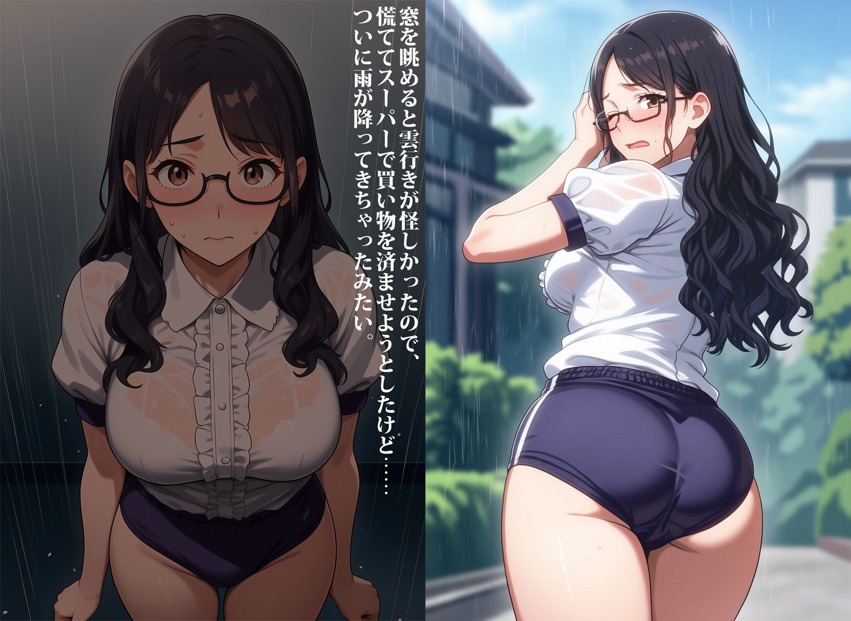 サンプル画像4:母親のブルマー尻に一目惚れ〜ブルマー姿のママの日常姿と懐かしい思い出〜(性癖ユガ芽) [d_571552]