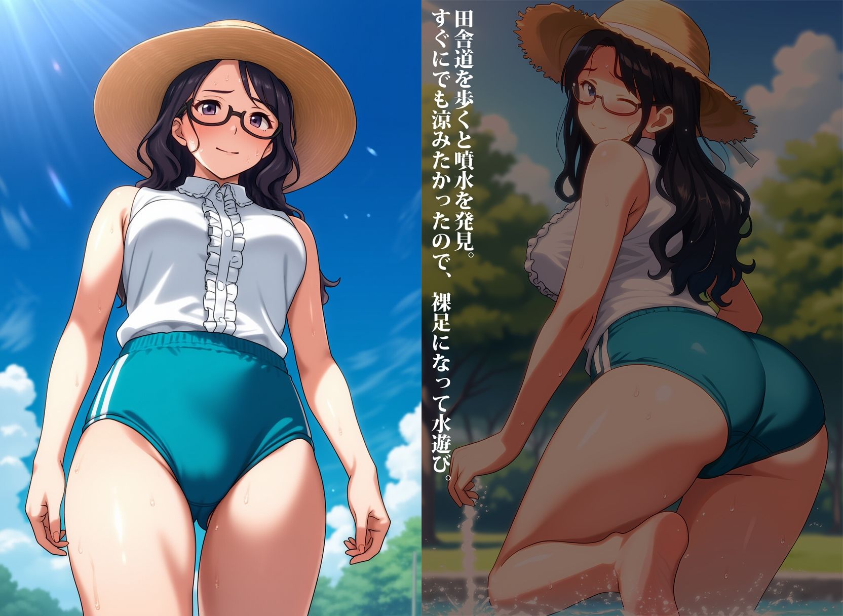 サンプル画像6:母親のブルマー尻に一目惚れ〜ブルマー姿のママの日常姿と懐かしい思い出〜(性癖ユガ芽) [d_571552]